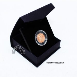Display Box for for US Penny Cent in Direct Fit Air Tight Coin Capsule