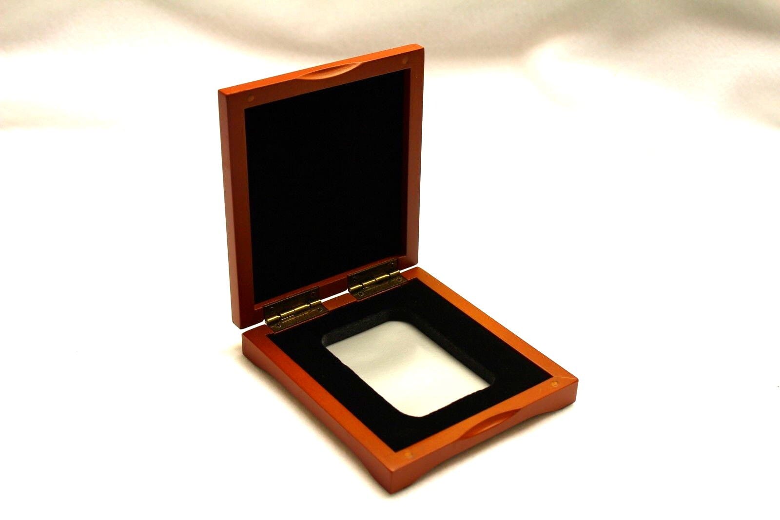Cherry Finished Display Box For Ngc Certified Graded Coin Black Felt Interior 1 Cherry Finished Display Box for NGC Certified Graded Coin Black Felt Interior