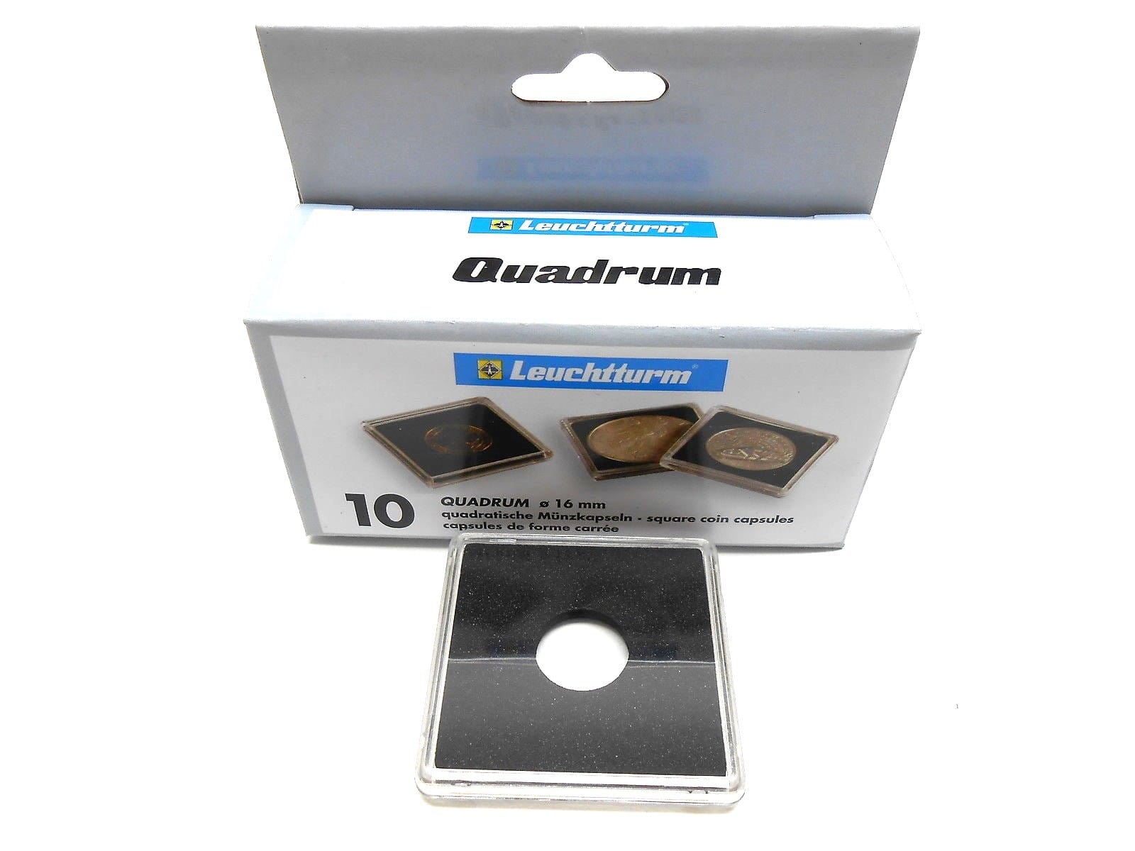 16Mm - 10 Quadrum 2&Quot;X2&Quot; Square Coin Capsules For 1/10 Oz Australian Koala Gold 2 16mm - 10 Quadrum 2"x2" Square Coin Capsules for 1/10 oz Australian Koala Gold - Image 2