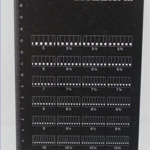 Professional Stamp Perforation Gauge by Lighthouse - 5 to 22 Range