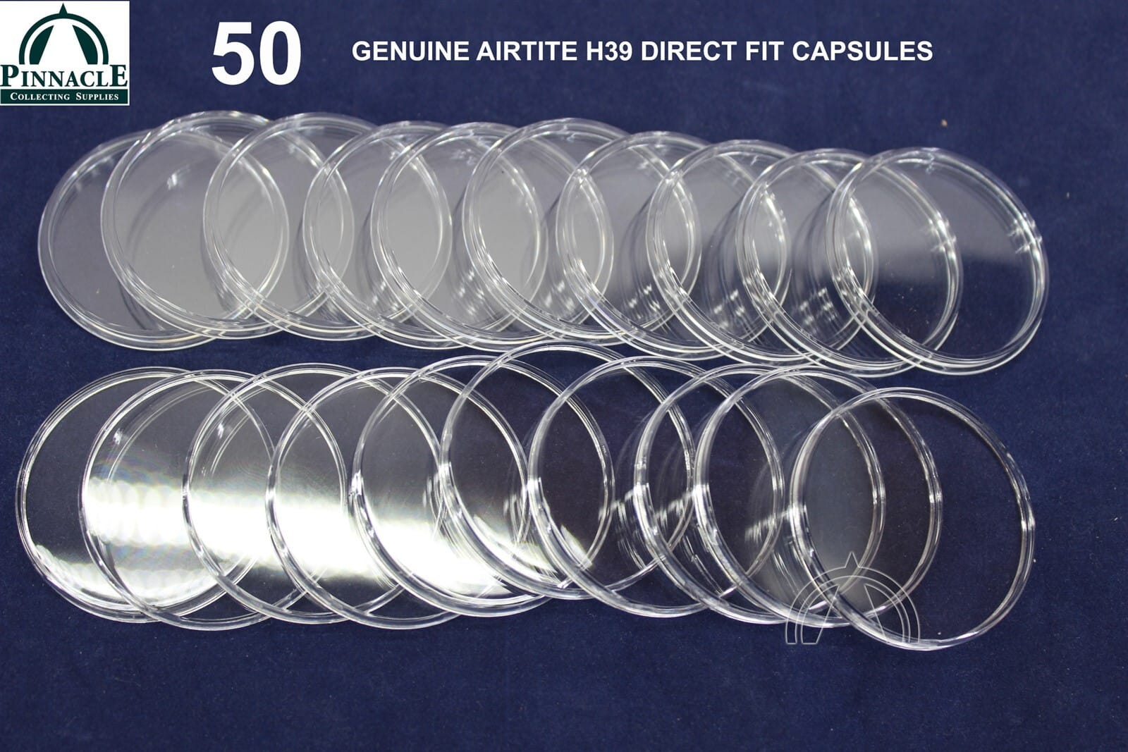 50 Genuine Airtite Coin Capsule Holders For 39Mm Diameter 1Oz Silver Rounds H39 1 50 GENUINE Airtite Coin Capsule Holders for 39mm Diameter 1oz Silver Rounds H39