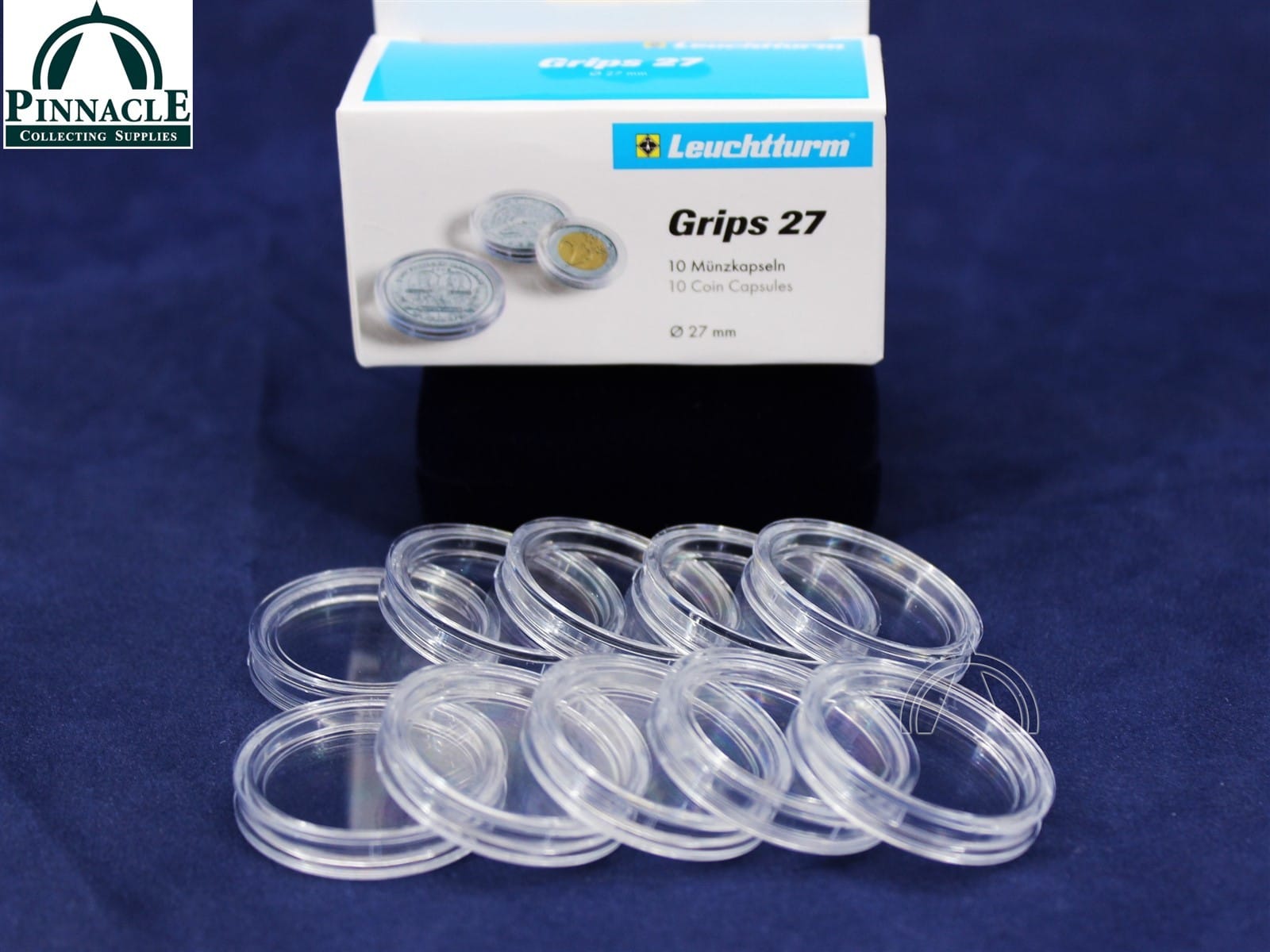 27Mm, 10 Direct Fit Coin Capsules Holders 1/2 Oz Gold Eagle 27Mm Inner Diameter 1 27MM, 10 DIRECT FIT COIN CAPSULES HOLDERS 1/2 oz Gold Eagle 27mm Inner Diameter