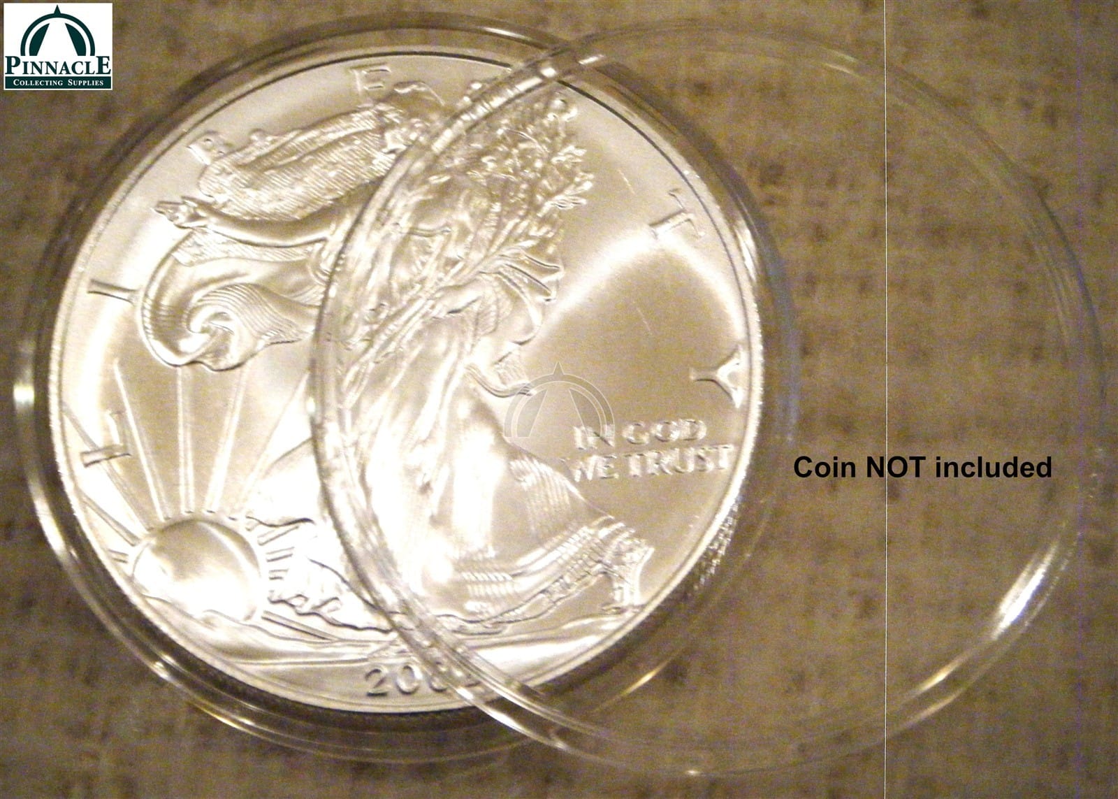 40.6Mm Genuine Airtite Coin Capsule For American Silver Eagle Direct Fit H40 2 40.6mm Genuine Airtite Coin Capsule for American Silver Eagle Direct Fit H40 - Image 2