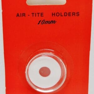 10mm Genuine Airtite Coin Capsule with White Ring for Mexican Maximilian Coin