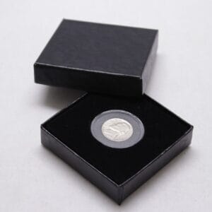 BOX FOR US LIBERTY BAFALLO & JEFFERSON NICKEL IN AIRTITE CAPSULE HOLDER BLACK T
