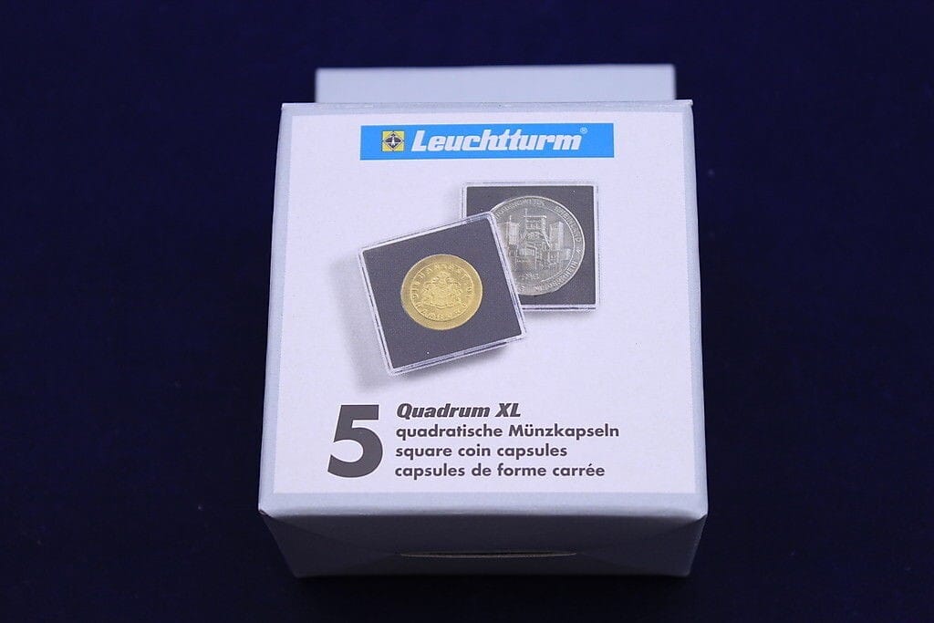 58Mm - 5 Xl Quadrum Square Coin Capsule Holders For Large Coins &Amp; Medals 1 58mm - 5 XL Quadrum Square Coin Capsule Holders for Large Coins & Medals