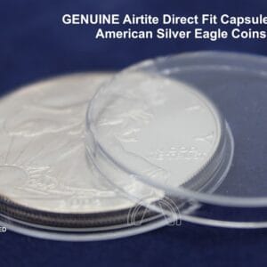 direct fit coin capsules for American Silver Eagle coins