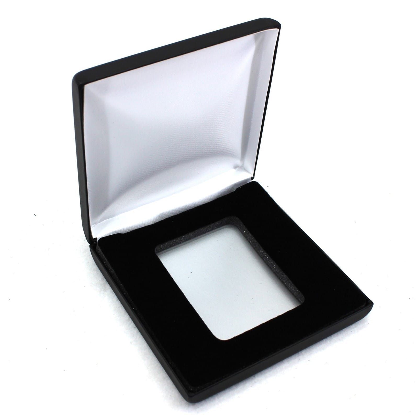 Black Leatherette Steel Covered Box For 1 Pcgs Certified Graded Coin Slab 4 Black Leatherette Steel Covered Box for 1 PCGS Certified Graded Coin Slab - Image 4