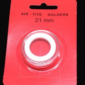 21mm Genuine AIRTITE Capsule White Ring for Canadian Nickel 5 Cent 1922-Present