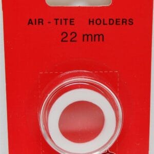 22mm Airtite Coin Capsule w White Ring for 1/4 oz Great Britain Gold Britannia