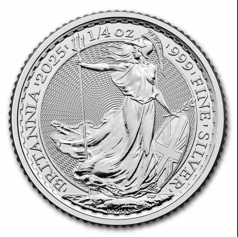 Airtite Coin Capsule W 22Mm White Ring For 1/4Oz Great Britain Silver Britannia 2 Airtite Coin Capsule w 22mm White Ring for 1/4oz Great Britain Silver Britannia - Image 2