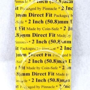 GENUINE CoinSafe 2" 50.8mm Coin Capsule for 2oz & Challenge Coins | Air Tight
