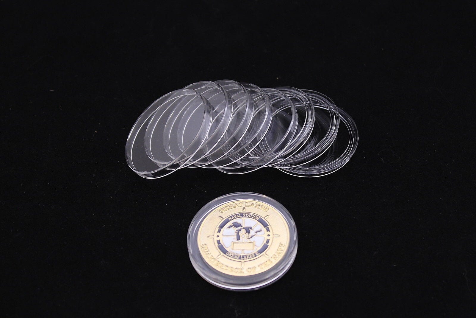 10 X6 47.63Mm Genuine Airtite Holder Capsules For High Relief &Amp; Challenge Coins 1 10 X6 47.63mm Genuine Airtite Holder Capsules for High Relief & Challenge Coins