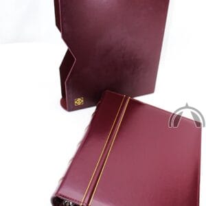 Burgundy Grande 3 Ring Album w Slipcase for Coins | Currency | Stamps & Collect