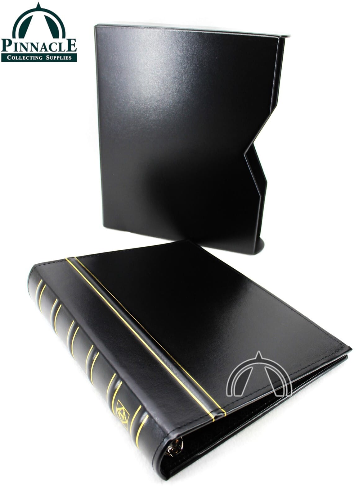 Black Vario Classic 4 Ring Binder With Slipcase For Stamps, Currency &Amp; Other 1 BLACK VARIO Classic 4 Ring Binder with Slipcase for Stamps, Currency & Other