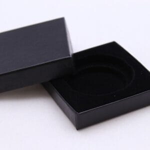 DISPLAY BOX FOR 1.75" MILITARY CHALLENGE COIN IN AIRTITE CAPSULE HOLDER