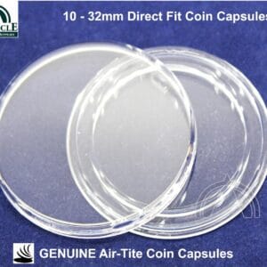 Ten 1oz Gold Buffalo coin capsules