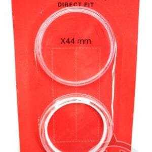 X44 44mm GENUINE Airtite Coin Capsule w White Ring for Medals & Challenge Coins
