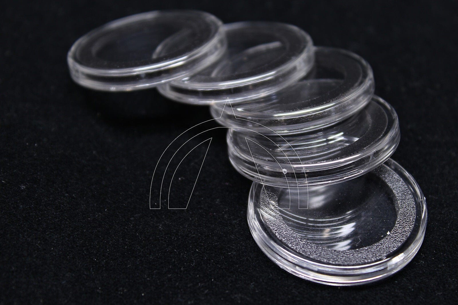 10 Genuine Airtite Holder Capsules For ½ Oz Philharmonic Gold W Black 28Mm Rings 1 10 Genuine Airtite Holder Capsules for ½ oz Philharmonic Gold w Black 28mm Rings