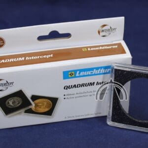 6 Pack 35mm QUADRUM INTERCEPT Square Coin Capsule 1oz Gold Libertad 1991-Present