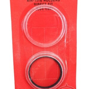 X44 44mm GENUINE Airtite Coin Capsule w Black Ring for Medals & Challenge Coins