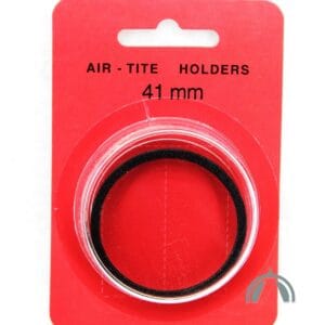 X41 41mm GENUINE Airtite Coin Capsule w Black Ring for Casino Tokens Chips Coins