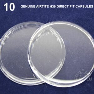 10 GENUINE Airtite Coin Capsule Holders for 39mm Diameter 1oz Silver Rounds H39
