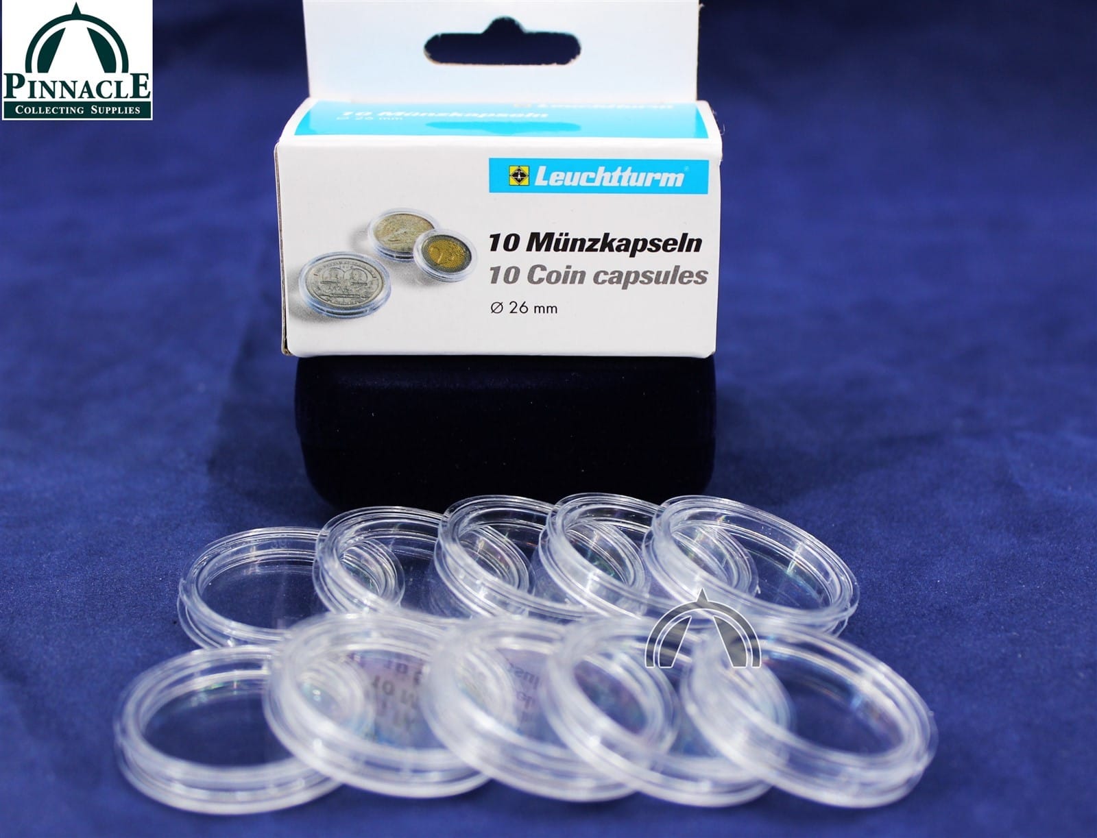 10 Direct Fit 26Mm Clear Coin Capsules For French 10 Francs (1974-1987) 1 10 Direct Fit 26mm Clear Coin Capsules for French 10 francs (1974-1987)