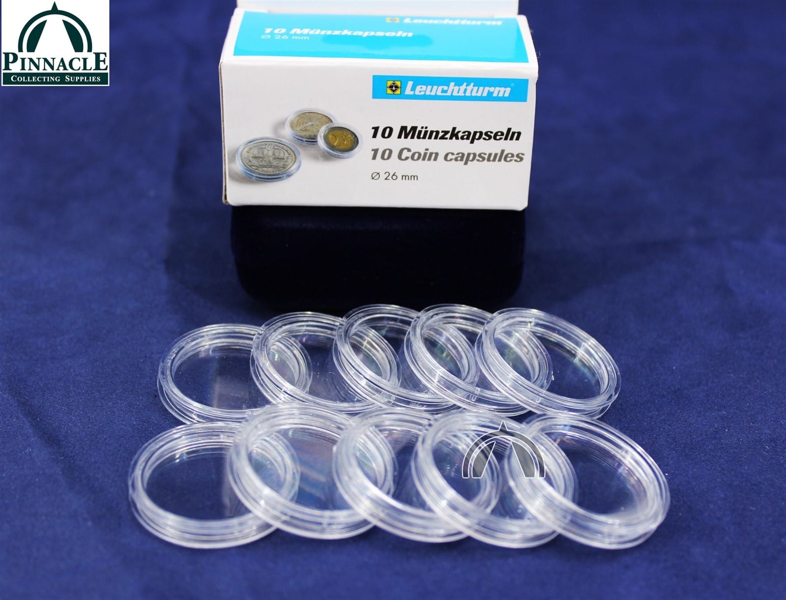 10 Direct Fit 26Mm Clear Coin Capsules For French 10 Francs (1974-1987) 2 10 Direct Fit 26mm Clear Coin Capsules for French 10 francs (1974-1987) - Image 2