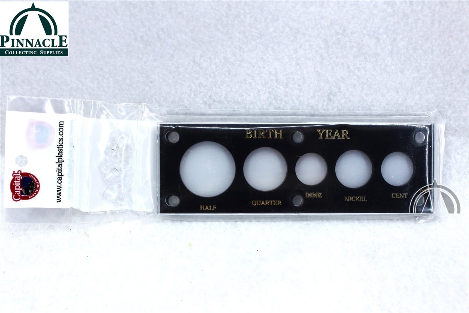 Capital Plastics Black Birth Year Us 5 Coin Set Holder / Great Gift Idea / 2X6 1 Capital Plastics Black Birth Year US 5 Coin Set Holder / Great Gift Idea / 2x6