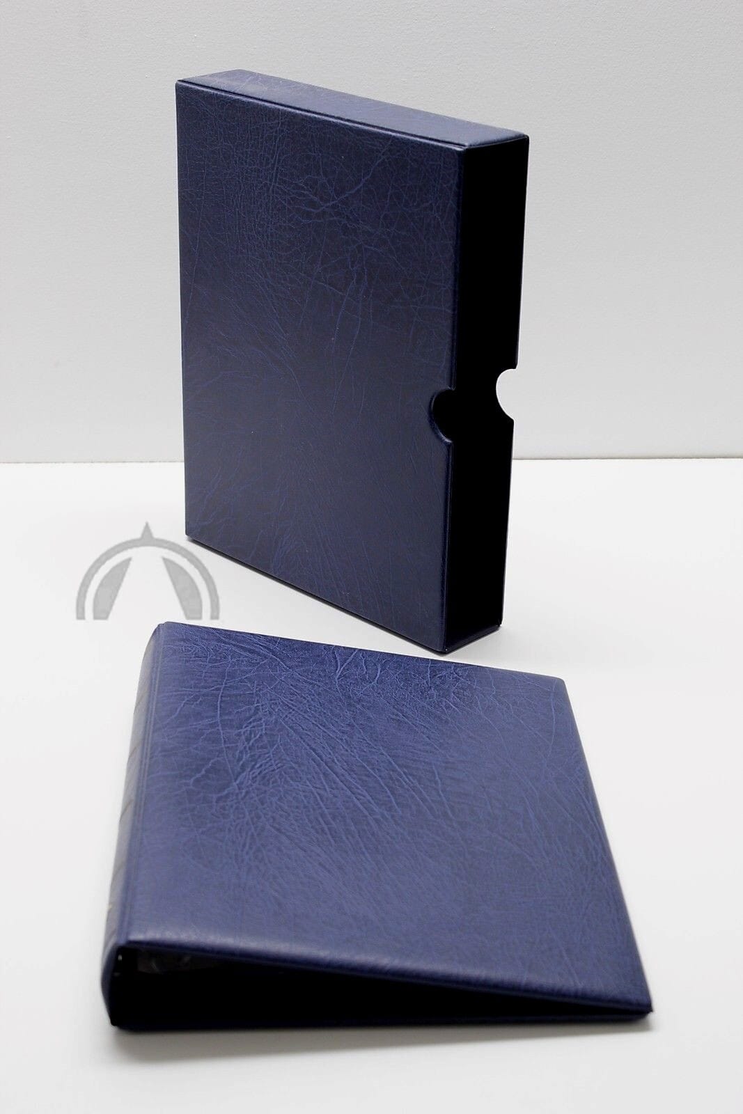 Vario F Blue 3 Ring Binder &Amp; Slipcase For Stamp Currency And Other Collecting 2 VARIO F Blue 3 Ring Binder & Slipcase for Stamp Currency and Other Collecting - Image 2