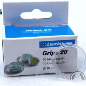20mm - 10 Direct Fit Coin Capsule Holders for Canada 1/10oz Silver Maple Leaf