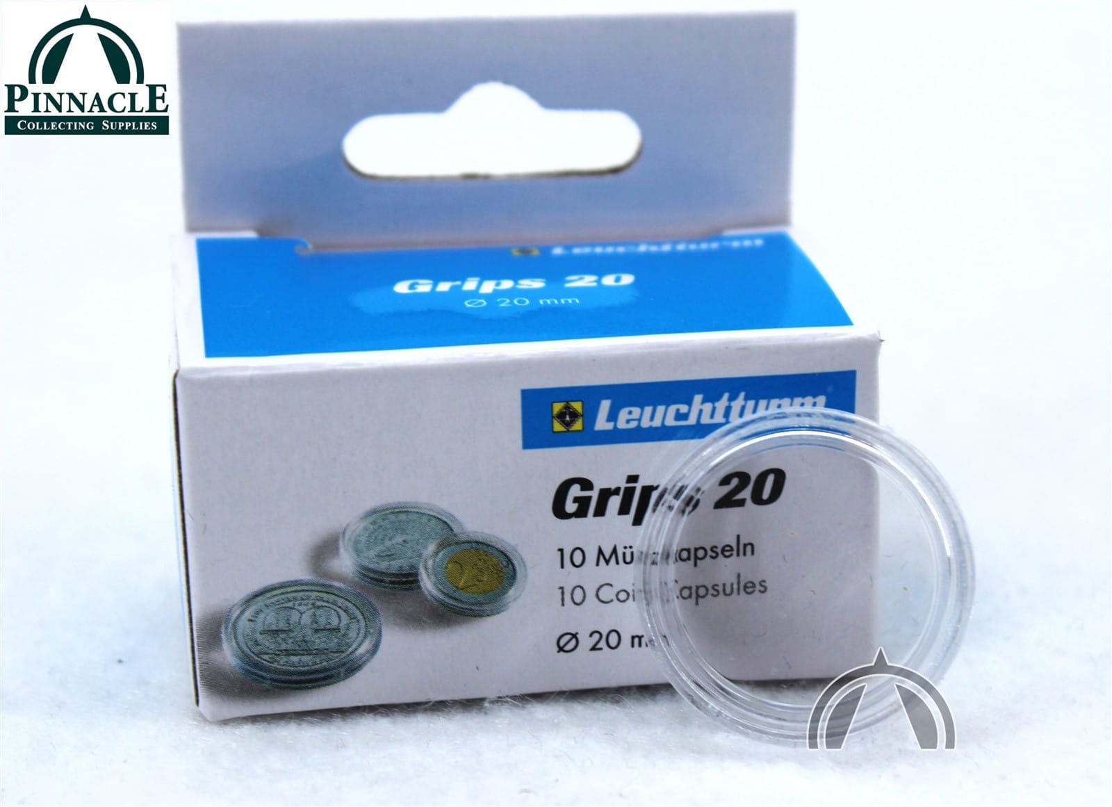 20Mm - 10 Direct Fit Coin Capsule Holders For Euro 10 Cents 1 20mm - 10 Direct Fit Coin Capsule Holders for Euro 10 Cents