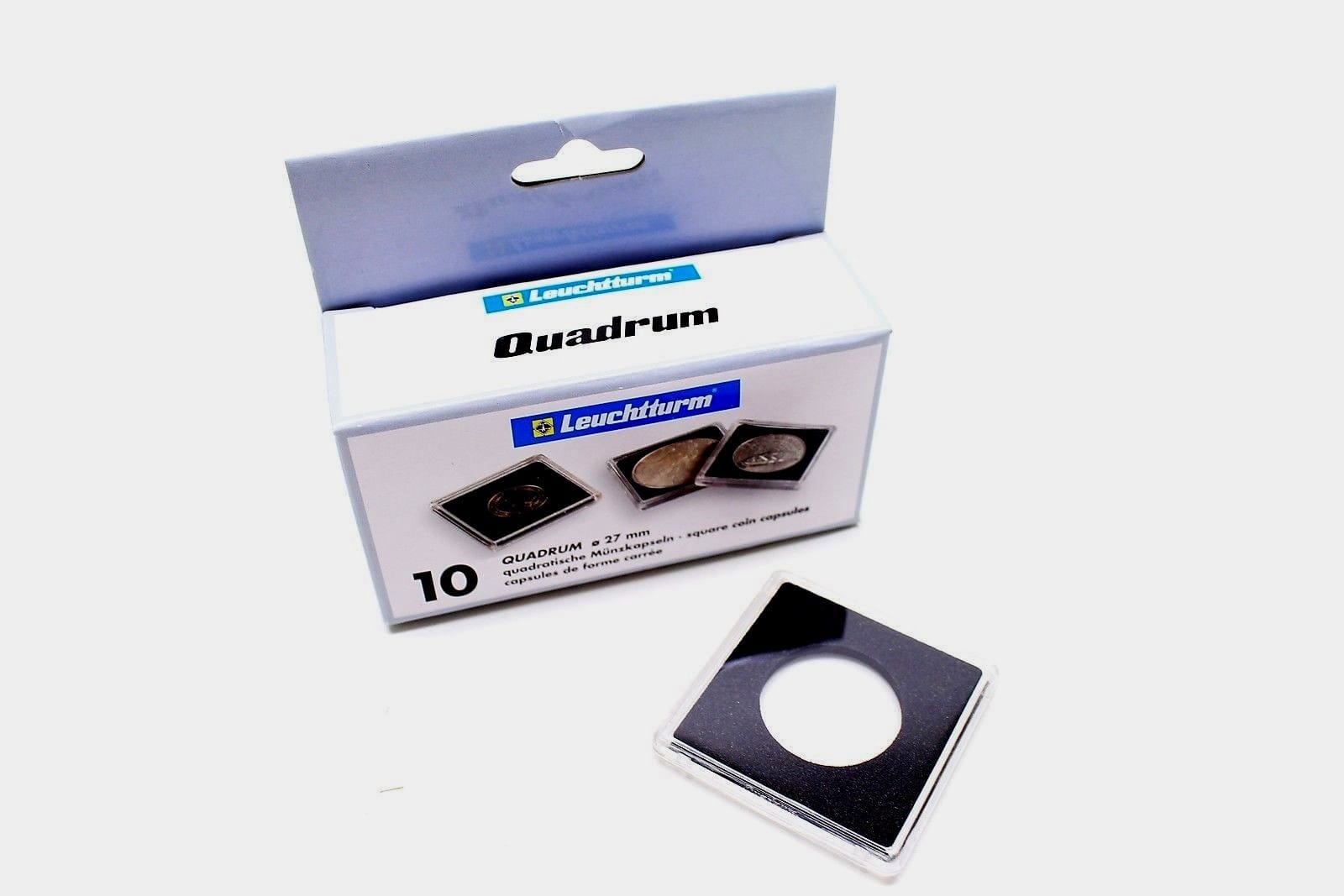 27Mm - 10 Quadrum Square Coin Capsule Holders 1/2 Oz $25 Us Gold American Eagle 1 27mm - 10 Quadrum Square Coin Capsule Holders 1/2 oz $25 US Gold American Eagle