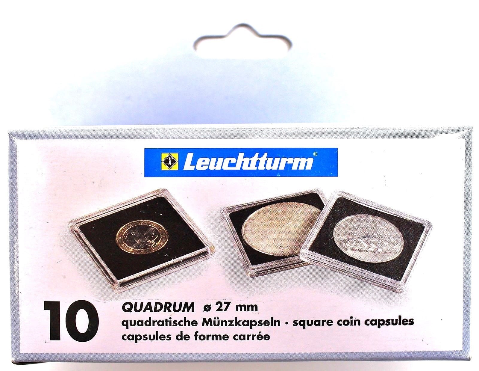 27Mm - 10 Quadrum Square Coin Capsule Holders 1/2 Oz $25 Us Gold American Eagle 3 27mm - 10 Quadrum Square Coin Capsule Holders 1/2 oz $25 US Gold American Eagle - Image 3