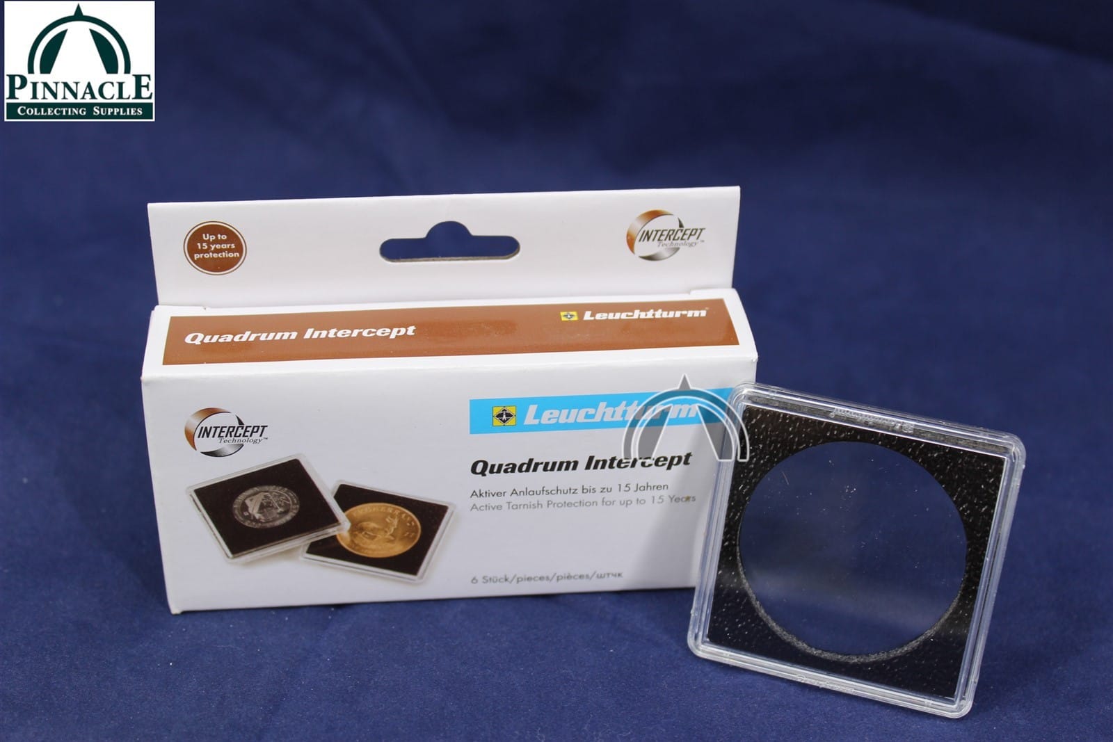 (6) 39Mm Quadrum Intercept Square Capsules For Australian 1Oz Gold Lunar Ii 2 (6) 39mm QUADRUM INTERCEPT Square Capsules for Australian 1oz Gold Lunar II - Image 2