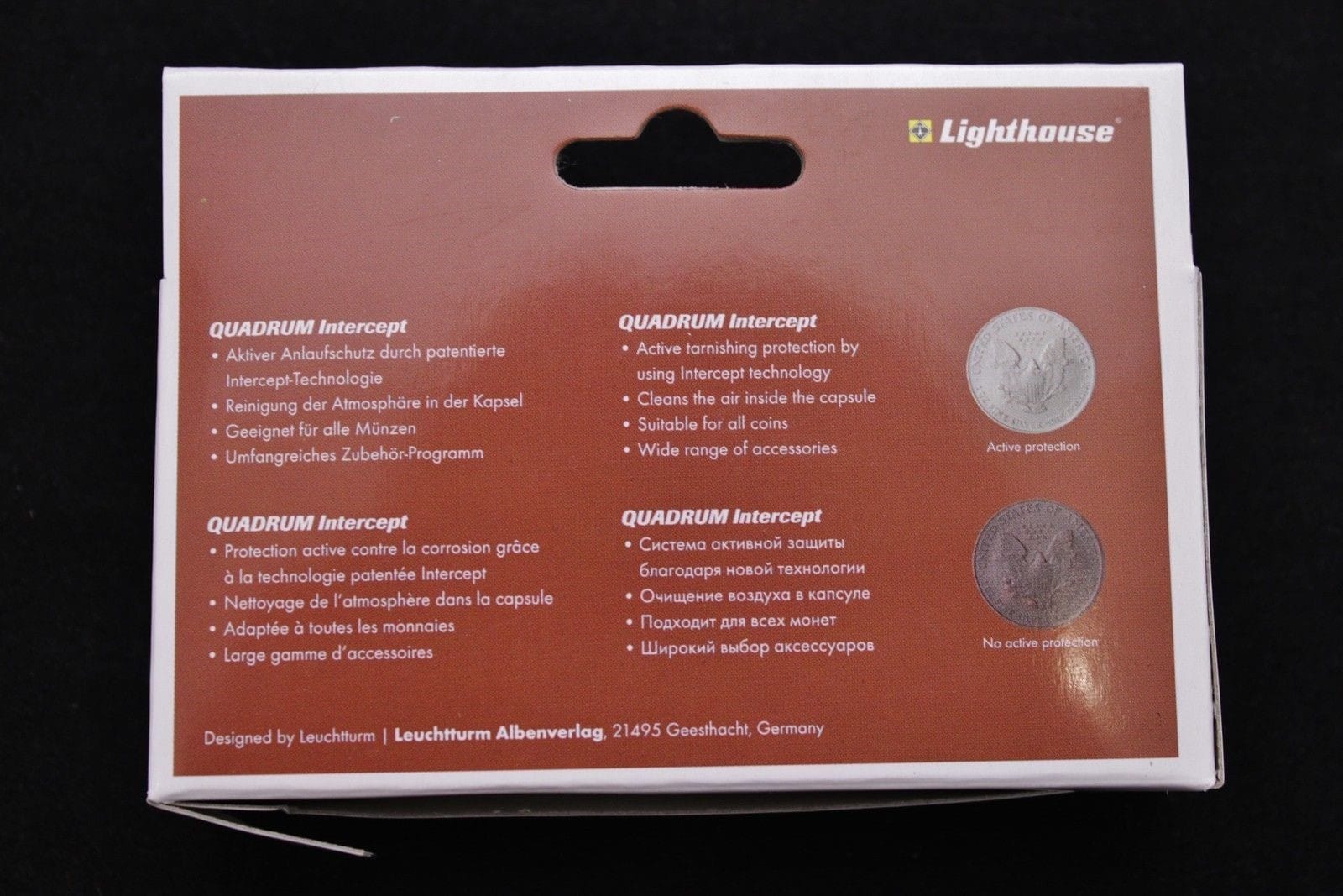 (6) 39Mm Quadrum Intercept Square Capsules For Australian 1Oz Gold Lunar Ii 4 (6) 39mm QUADRUM INTERCEPT Square Capsules for Australian 1oz Gold Lunar II - Image 4