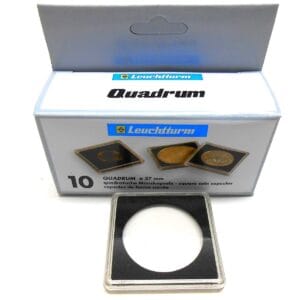 37mm - 10 Quadrum Square Coin Capsules 1/2oz Australian Silver Lunar II Series