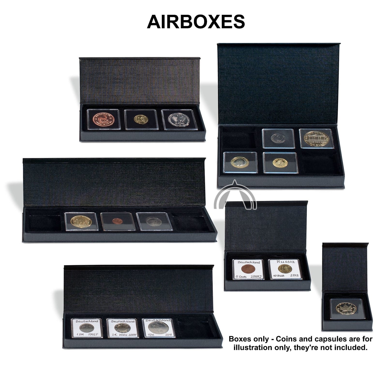 Airbox By Lighthouse To Display 2 Coins In A 2X2 Square Quadrum Coin Holders 4 AIRBOX by Lighthouse to Display 2 Coins in a 2x2 Square Quadrum Coin Holders - Image 4