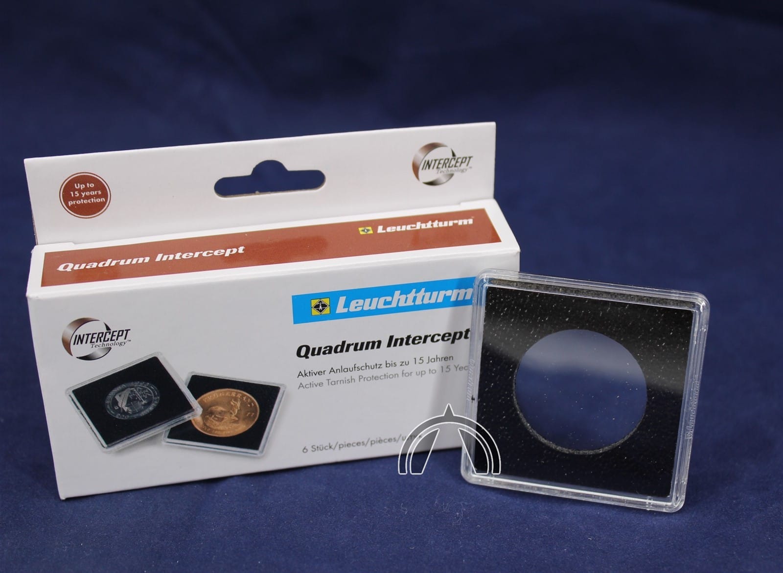 6 Pack 29Mm 2&Quot;X2&Quot; Quadrum Intercept Coin Holders For 1/2Oz Gold Libertad 2 6 Pack 29mm 2"x2" Quadrum Intercept Coin Holders for 1/2oz Gold Libertad - Image 2