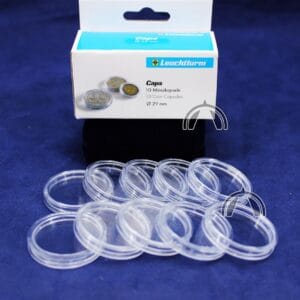 10 Direct Fit 29mm Coin Capsule Holders for Great Britain 2 Pounds British Coin