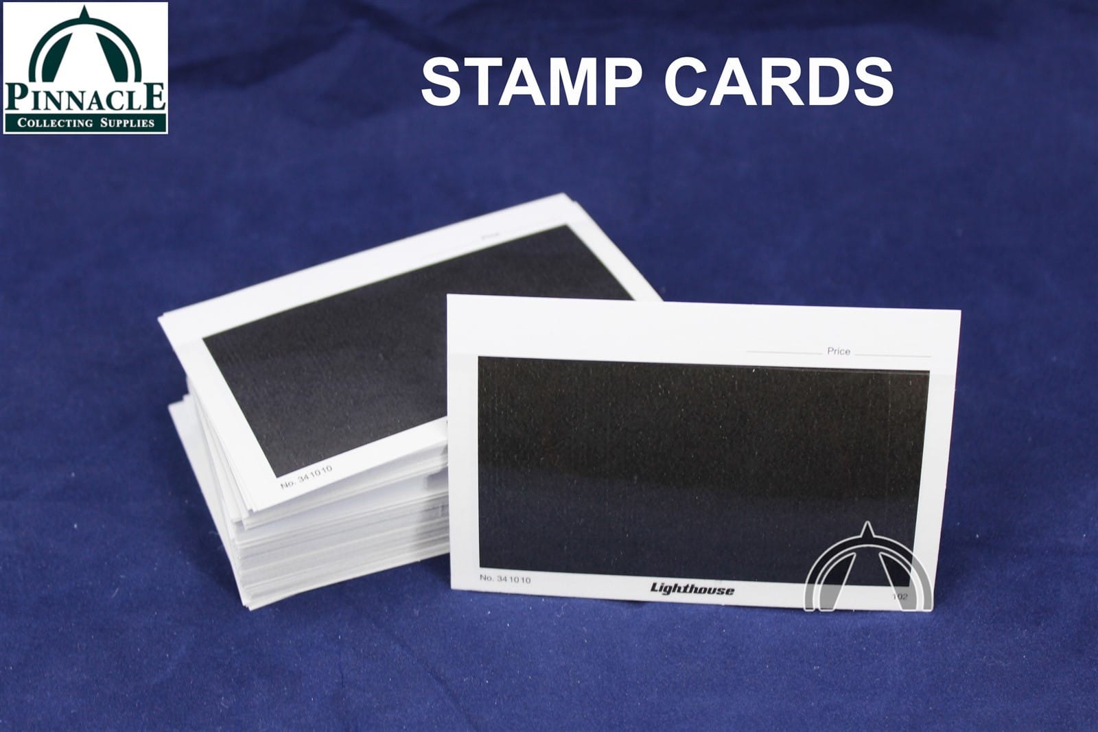 100 Stamp Dealer Catalog Cards, Black Background With Clear Window By Lighthouse 2 100 Stamp Dealer Catalog Cards, Black Background with Clear Window by Lighthouse - Image 2