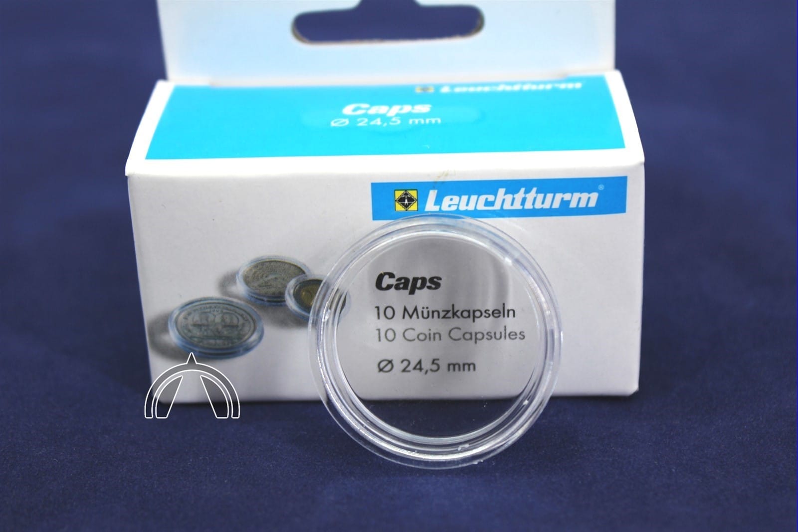 10 Direct Fit 24.5Mm Coin Capsules For Us Quarter Euro 50 Cent Denmark 2 Kroner 1 10 DIRECT FIT 24.5MM COIN CAPSULES FOR US QUARTER EURO 50 Cent Denmark 2 KRONER