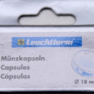 10 DIRECT FIT 18MM COIN CAPSULES IDEAL FOR US DIME (10 Cents)