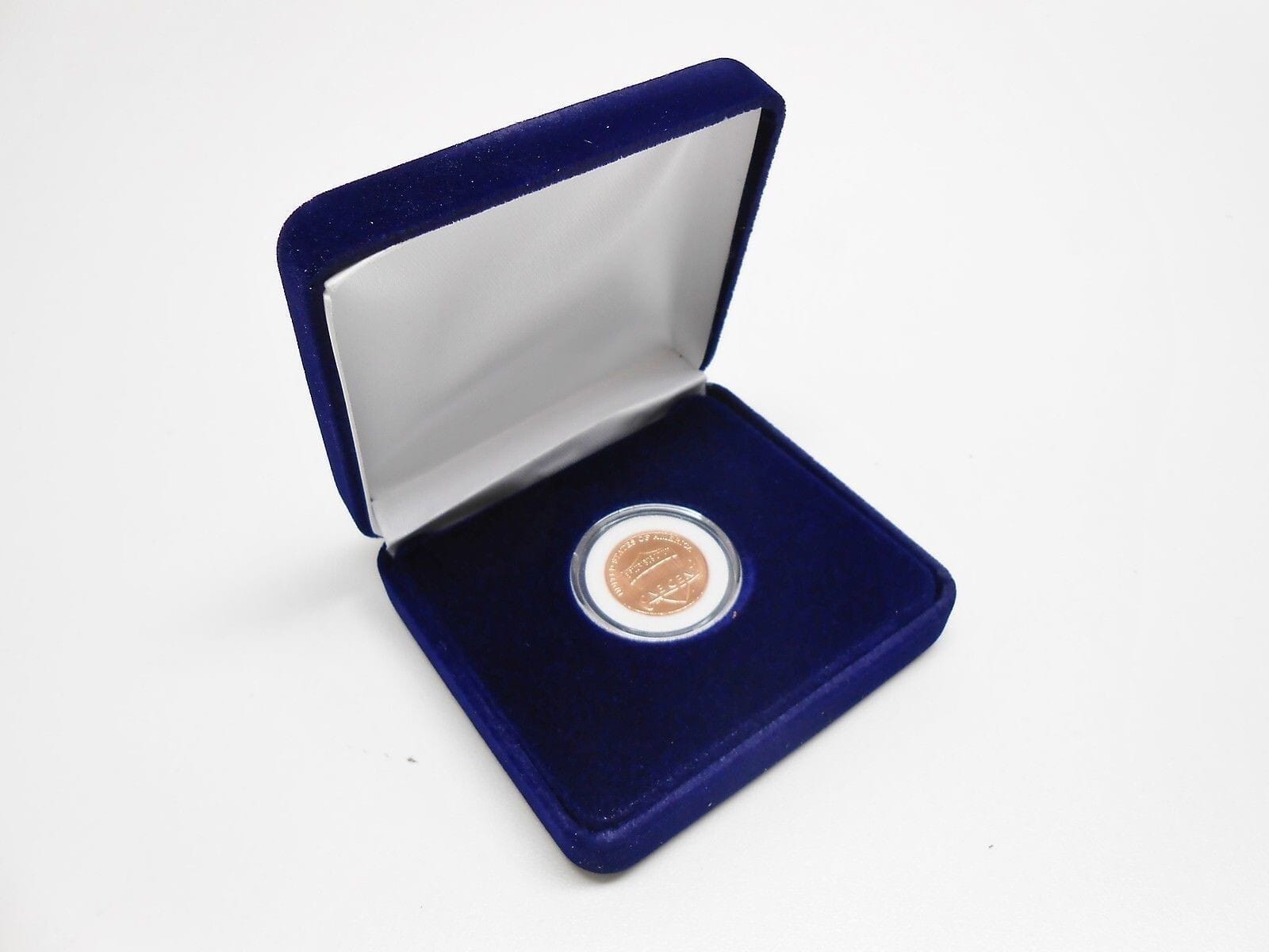 Velvet Box For Penny, Nickel, Dime, Quarter In Model A Airite Capsule Holder 3 Velvet Box for Penny, Nickel, Dime, Quarter in Model A Airite Capsule Holder - Image 3