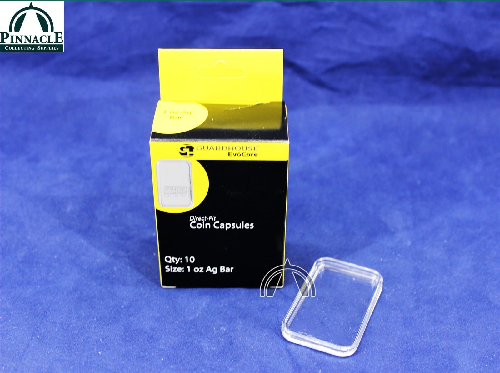 Box Of Ten 1Oz Silver Bar Direct Fit Coin Capsules By Guardhouse 2 Box of Ten 1oz Silver Bar Direct Fit Coin Capsules by Guardhouse - Image 2