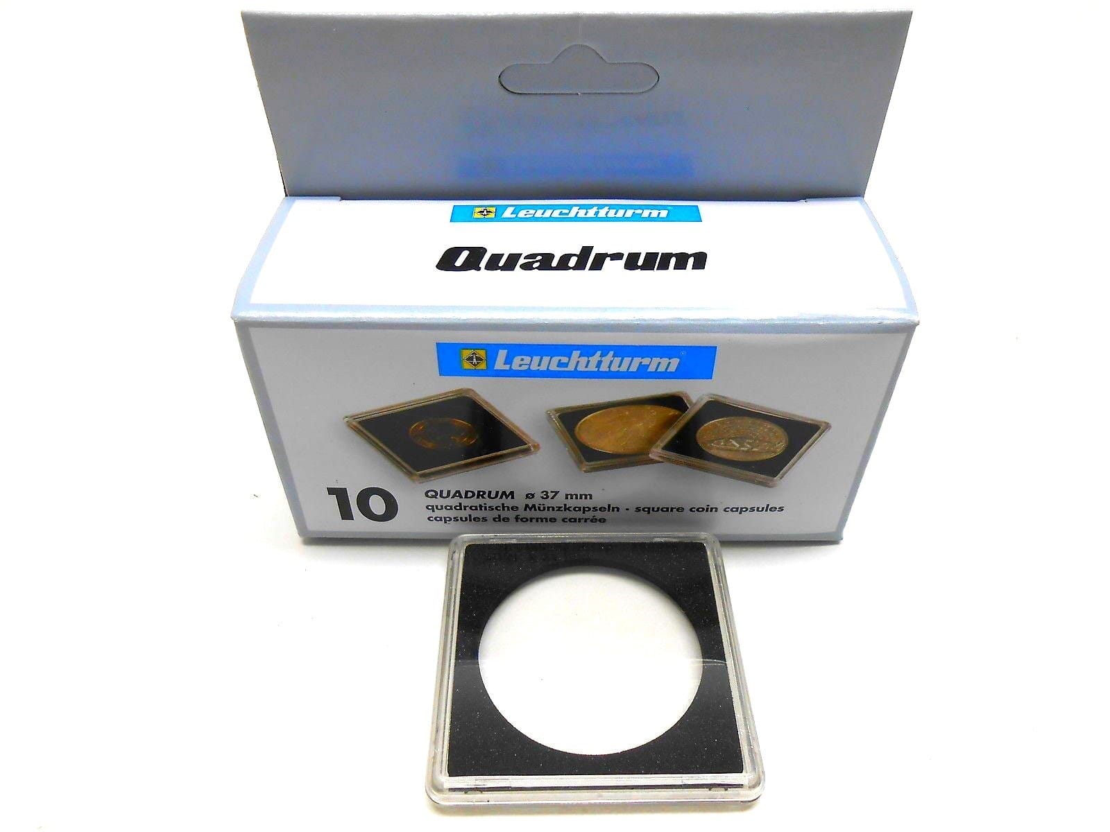 37Mm - 10 Quadrum 2X2 Square Coin Capsules For 50 Peso Mexican Centenario Gold 1 37mm - 10 Quadrum 2x2 Square Coin Capsules for 50 Peso Mexican Centenario Gold