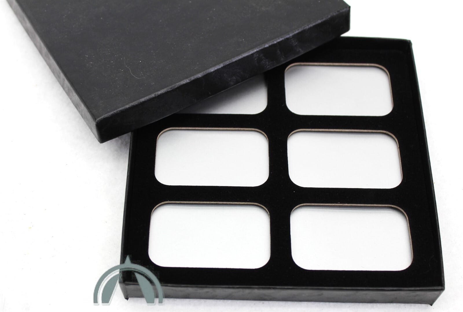 Storage &Amp; Display Box For 6 1Oz Silver Bars In Airtite Capsule Holders, Black 1 STORAGE & DISPLAY BOX FOR 6 1oz SILVER BARS IN AIRTITE CAPSULE HOLDERS, BLACK