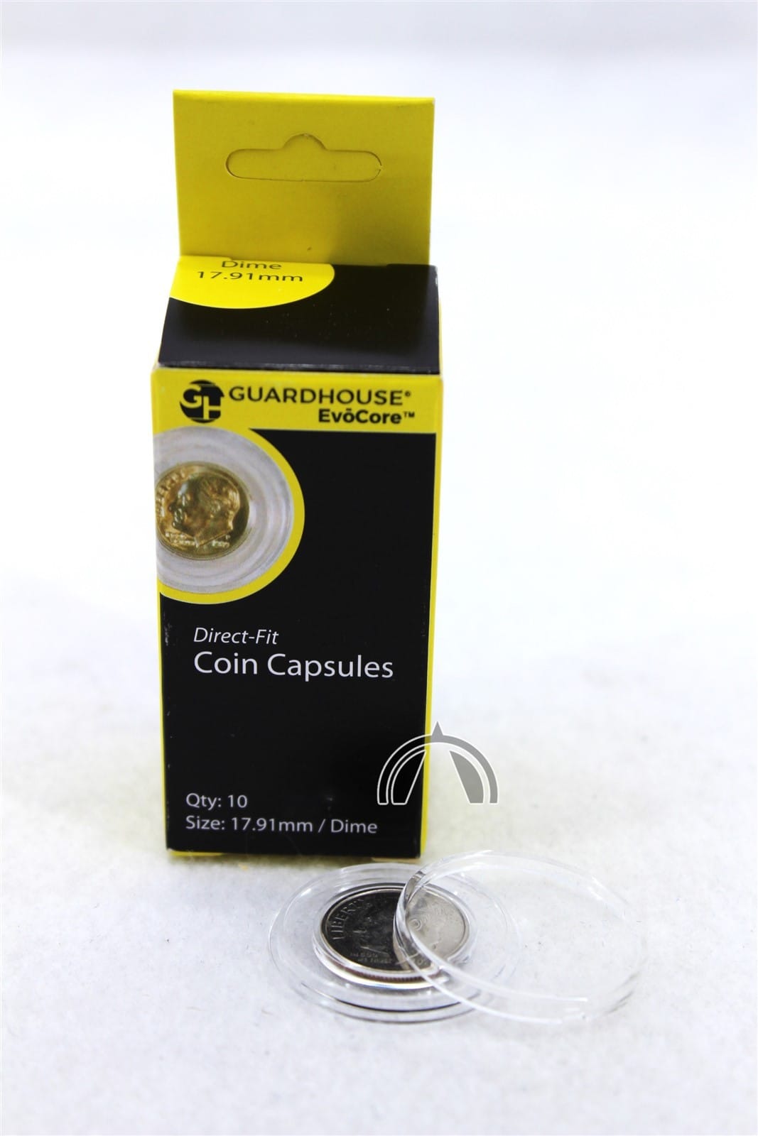 10 Air Tight Direct Fit Coin Capsules Holders For Us Dimes 2 10 Air Tight Direct Fit Coin Capsules Holders for US Dimes - Image 2