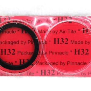 GENUINE Air Tight Coin Capsule Holder w 32mm BLACK Ring for 1oz Gold Panda